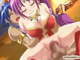 3d bystiga hentai prinsessan fångad och körd av getto shemale animen