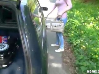 Tsjechisch prostituee schone geneukt bij de roadside