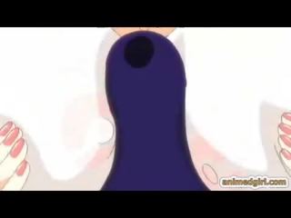 Ujumistrikoo hentai shemale saab tissijobi poolt rinnakas anime