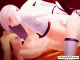 3d hentai pokojówka dostaje doskonały wydymane przez shemale anime