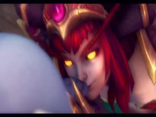 Warcraft: αυτήν βασίλισσα με greatb8sfm (futa, ήχος)